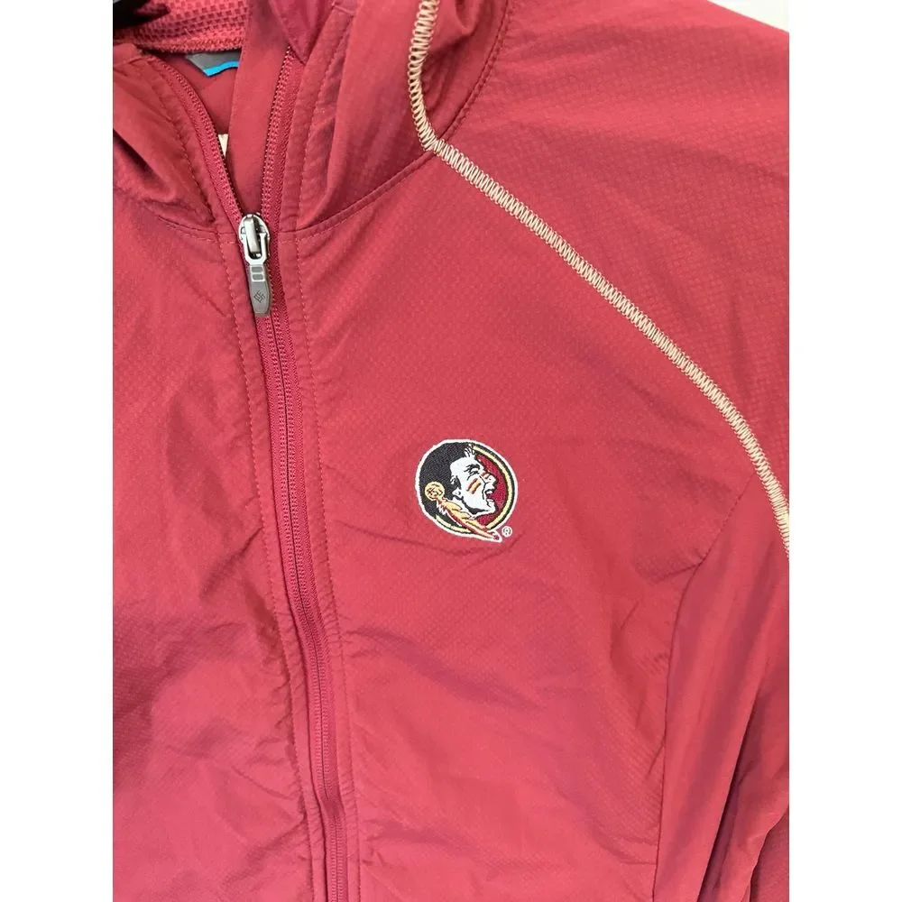 Columbia FSU Florida state zip up size large euc‎
